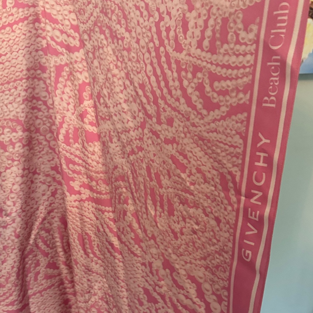 Givenchy Pink Patterned Scarf